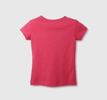 Girls Brand Logo Top