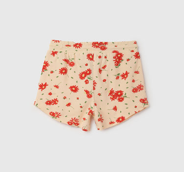 Printed Regular Fit Mid Waist Shorts