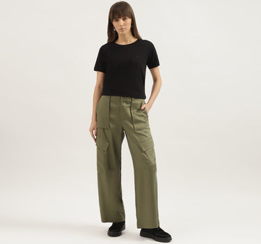 Solid Regular Fit Trousers