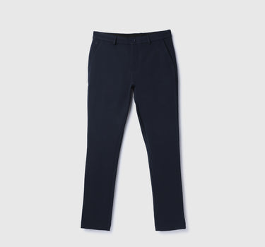 Solid Mid Rise Slim Fit Trousers