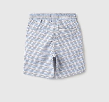 Boys Striped Regular Fit Shorts