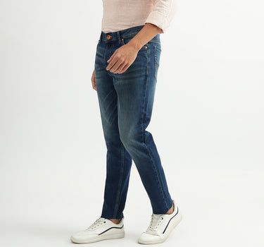 Men Solid Slim Tapered Fit Jeans