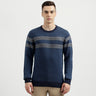 Men's Regular Fit Round Neck Tricot Sweater