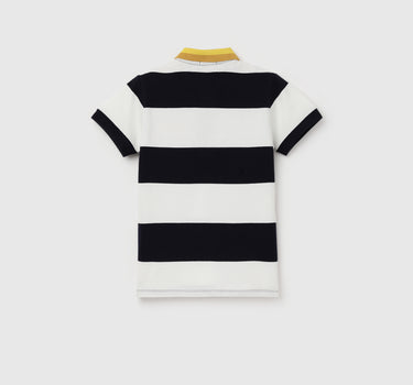 Towel Logo Jacquard Polo Collar Shirt