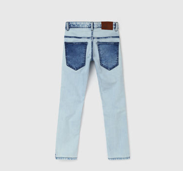 Boy's Solid Slim Fit Jeans