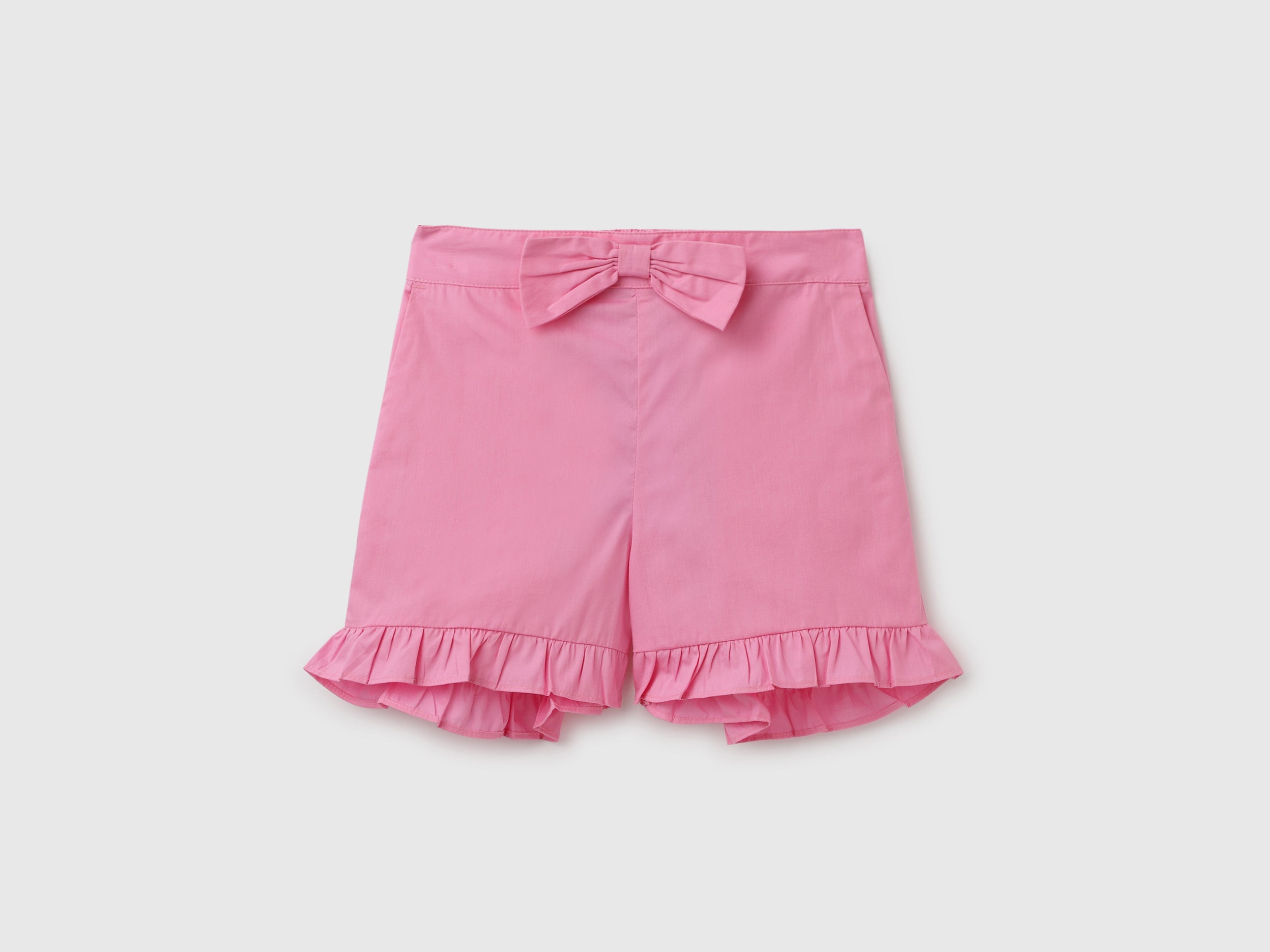 Solid Regular Fit Mid Rise Shorts