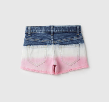 Girls Solid Regular Fit Shorts