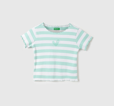 Regular Fit Round Neck Striped T-Shirts