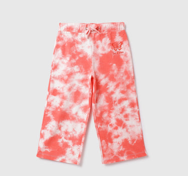 Cotton Printed Regular Length Girls Trousers