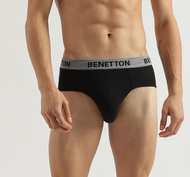 Pack of 2 Solid Colour Low Rise Briefs