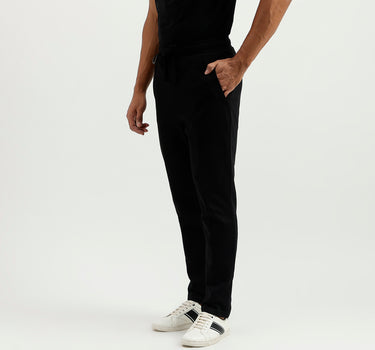 Solid Tapered Trousers