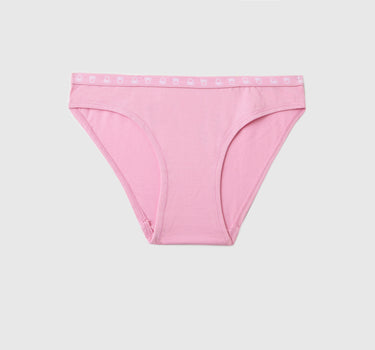 Pack of 2 Solid Colour Logo Detail Low Rise Briefs