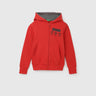 Regular Fit Hood Solid Sweatshirt