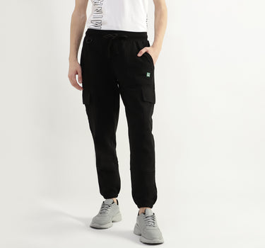 Men Solid Regular Fit Joggers