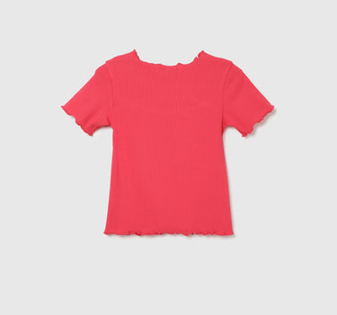 Regular Fit Round Neck Solid Top