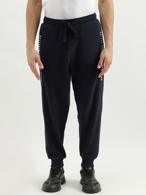 Solid Baggy Fit Trousers