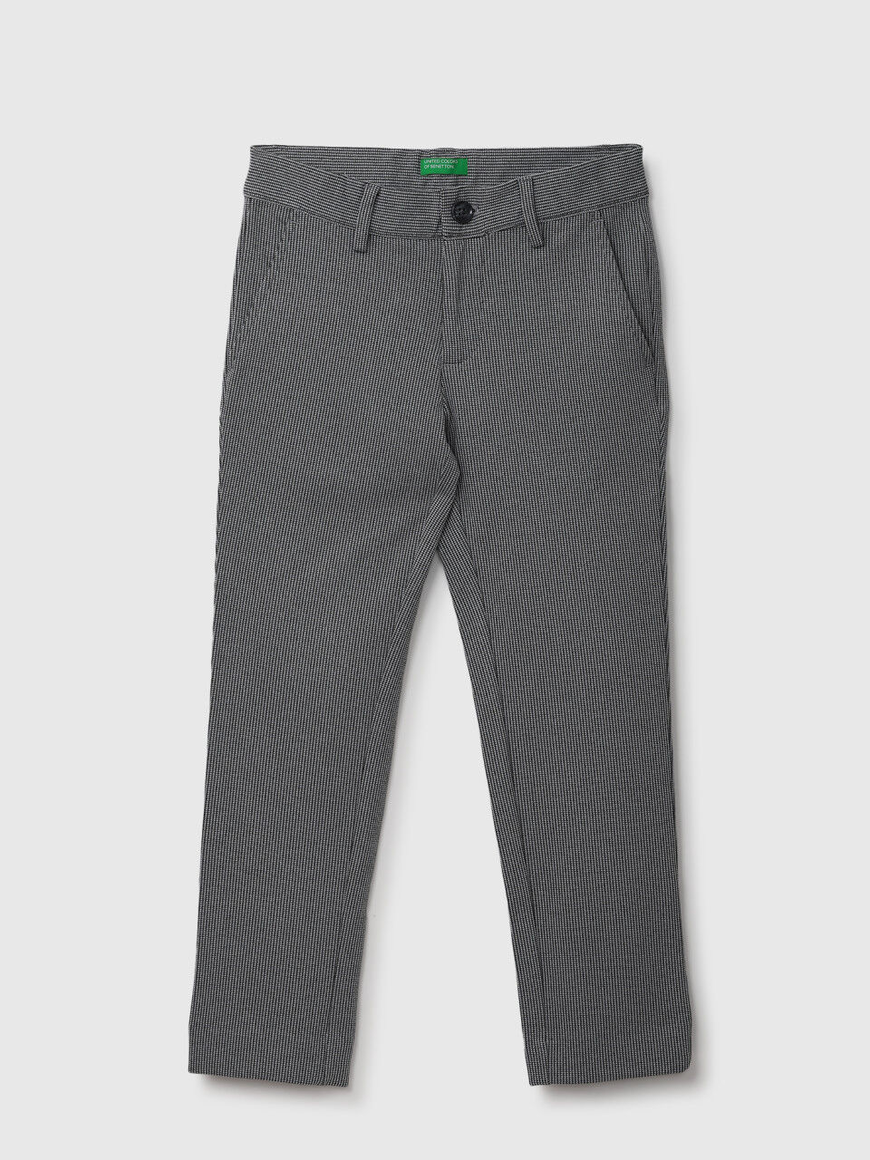 United Colors Of Benetton Grey Knit Trousers