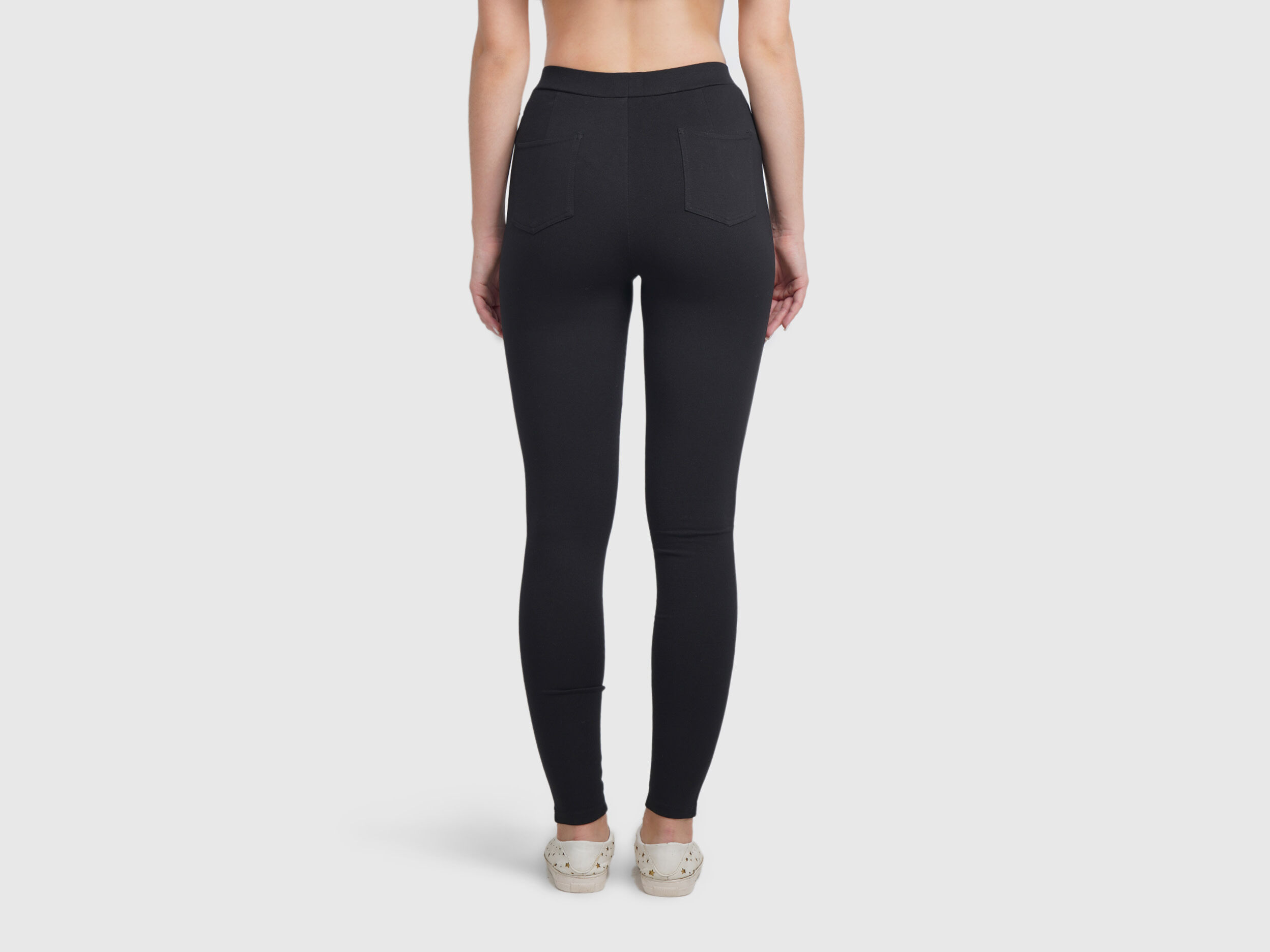 Shop Slim Fit Cut and Sew Leggings with Elasticised Waistband Online | Max  Bahrain
