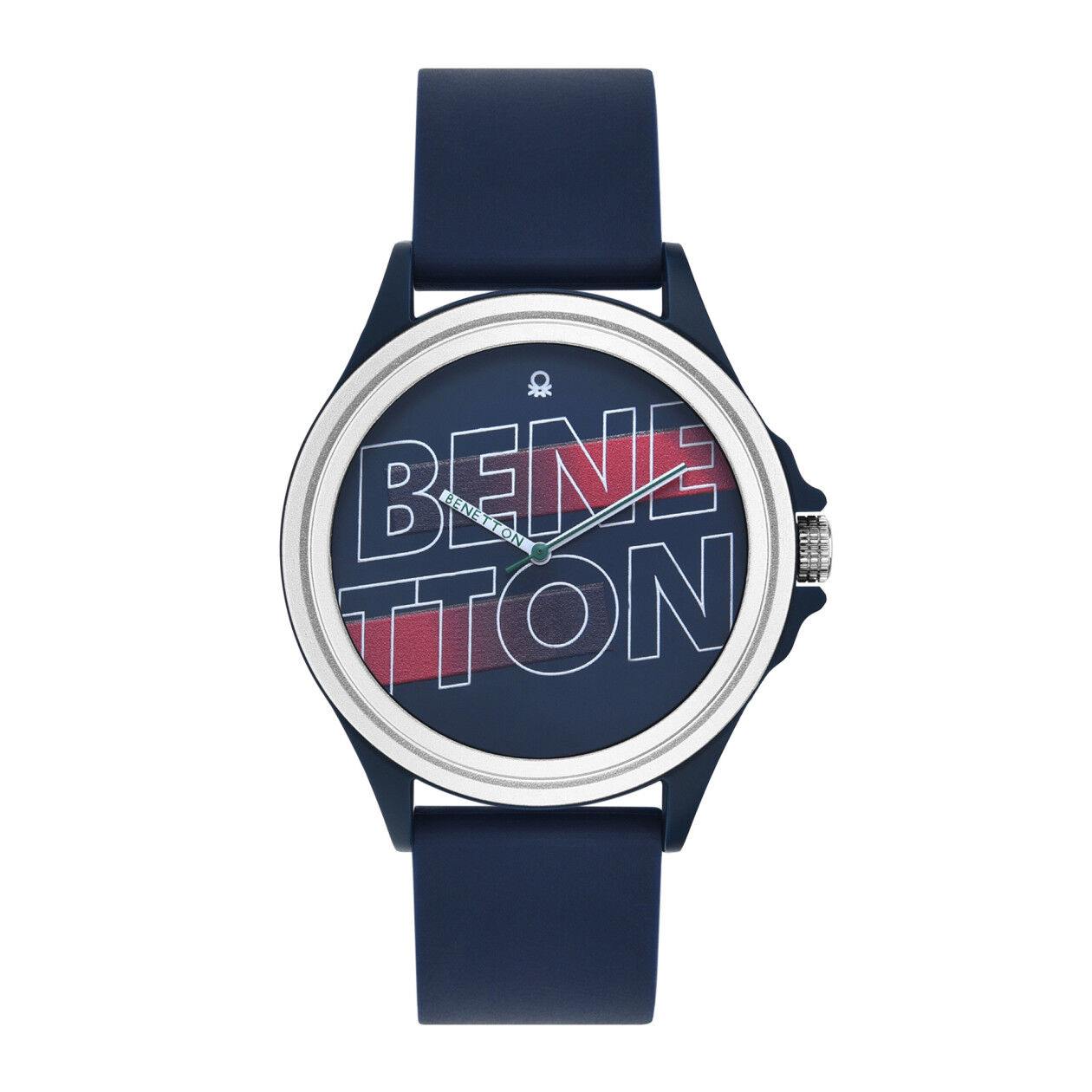 UNITED COLORS OF BENETTON by BULOVA Aluminium Swiss Mens Quartz Watch $9.99  - PicClick