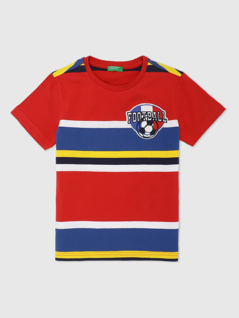 United Colors Of Benetton Boys Short Sleeve Stripe T-Shirt