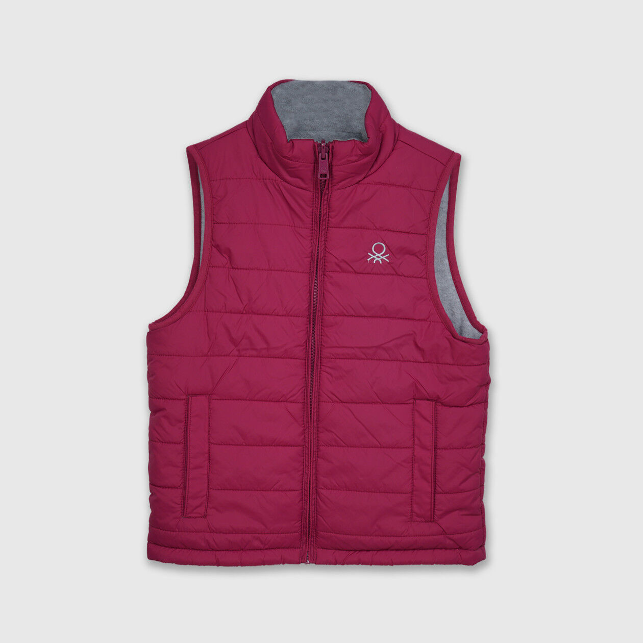 Reversible puffer vest recycled fibers girl | Mayoral ®
