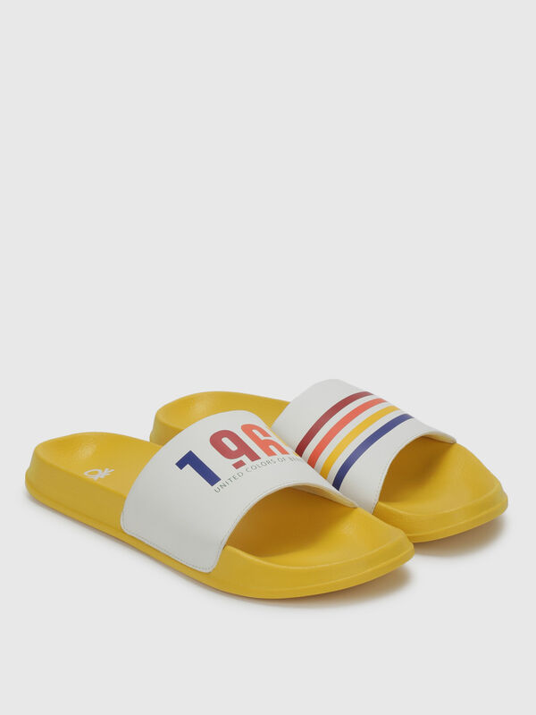 Striped Pattern Casual Slippers
