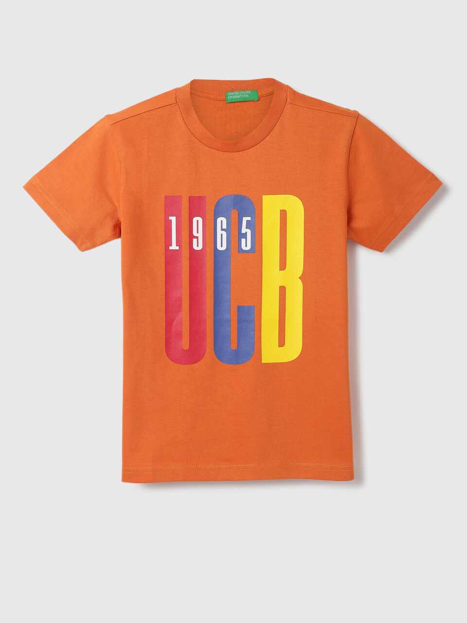 United Colors of Benetton Boys Printed Round Neck T-Shirt
