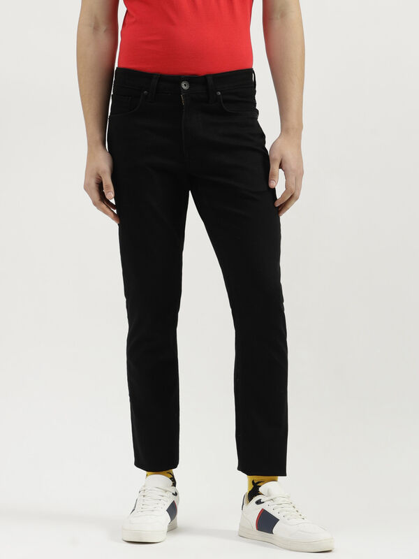 Solid Pattern Skinny Fit Jeans