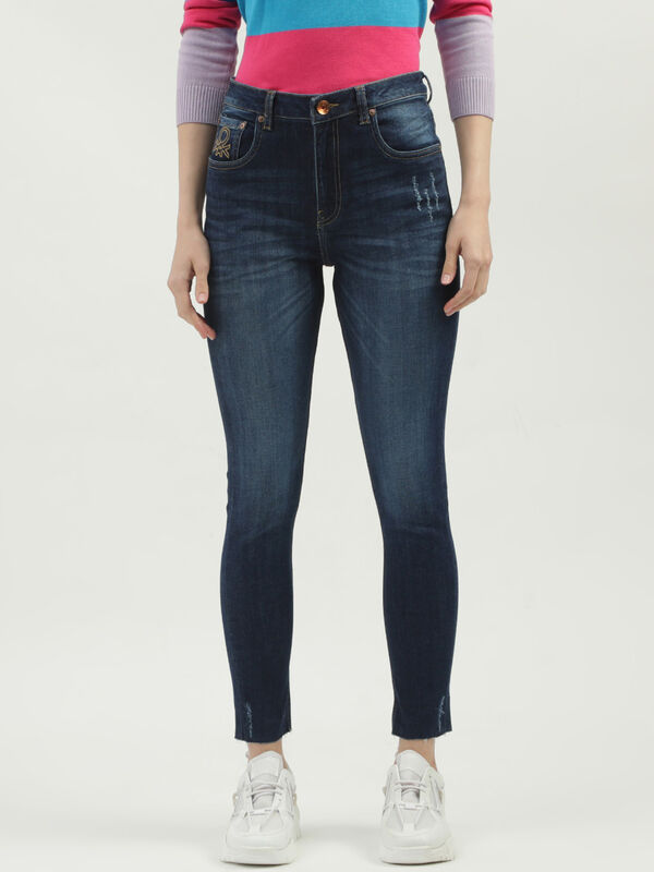 Women's Solid Skinny Fit Jeans