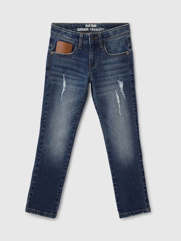 Solid Slim Fit Mid Rise Jeans