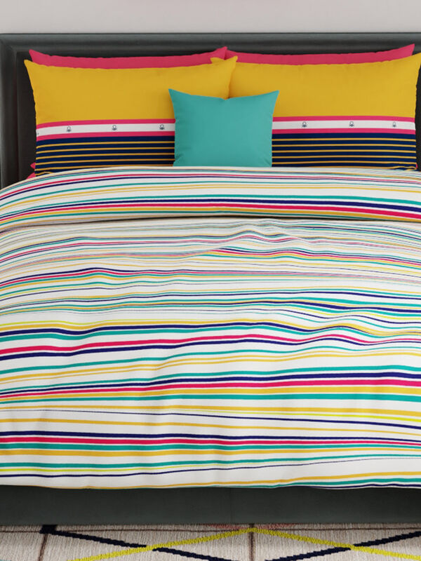 Rainbow 100% cotton Super King Bedsheet