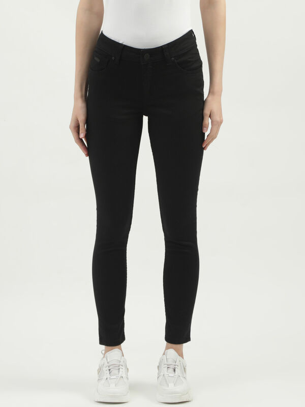 Women's Solid Skinny Fit Trousers
