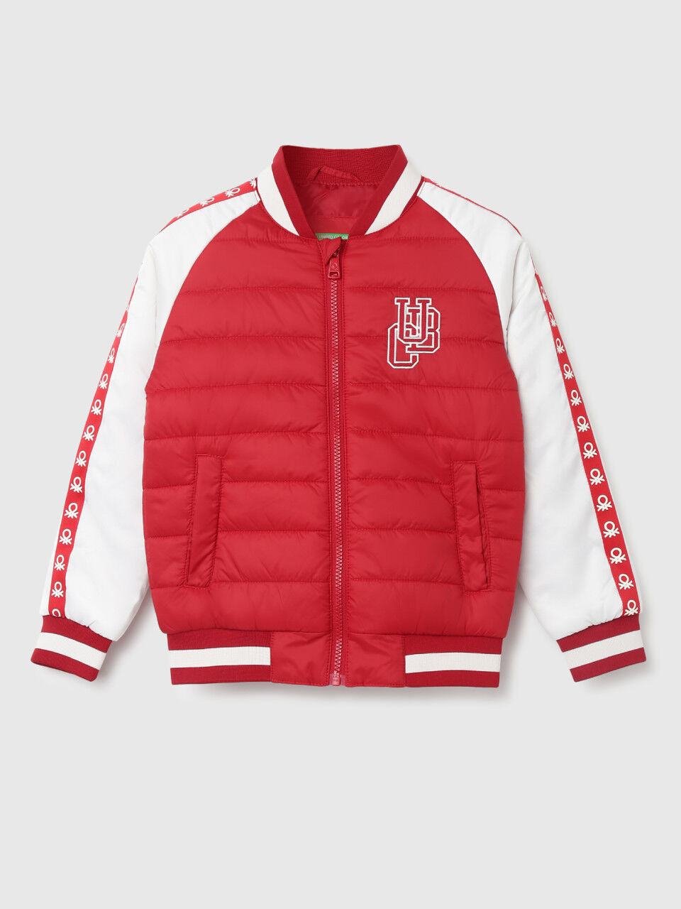 United Colors Of Benetton Boys Red Bomber Jacket