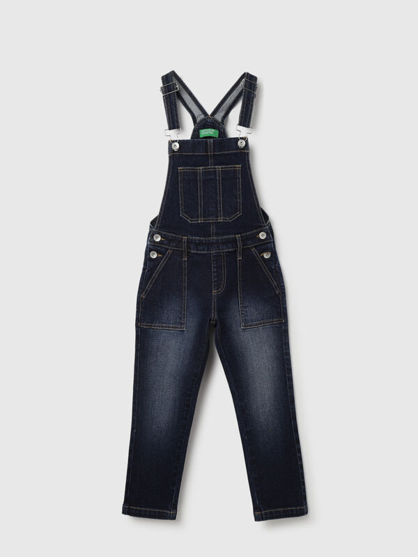 Solid Pattern Dungaree