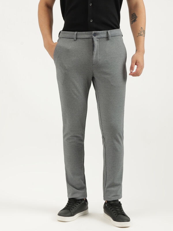 Houndstooth Slim Fit Trousers