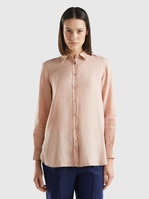 Regular Fit Collared Neck Solid Shirt