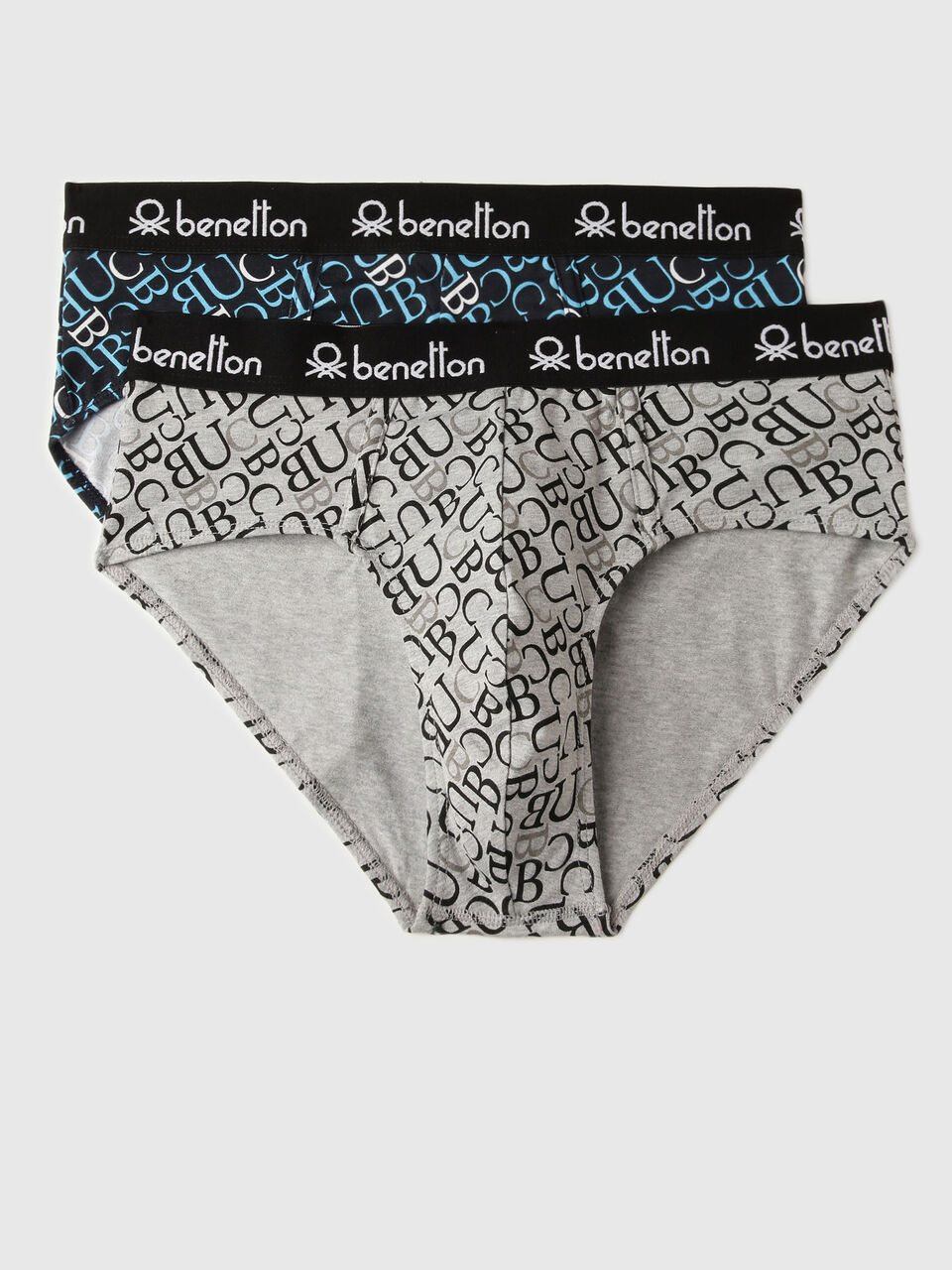 United Colors of Benetton TWO PAIRS WITH LOGOED ELASTIC - Briefs - white -  Zalando.de