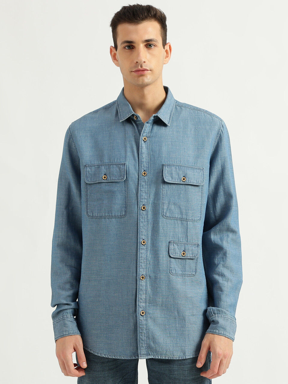 Calvin Klein Jeans Slim Oxford Shirt, $62 | Asos | Lookastic