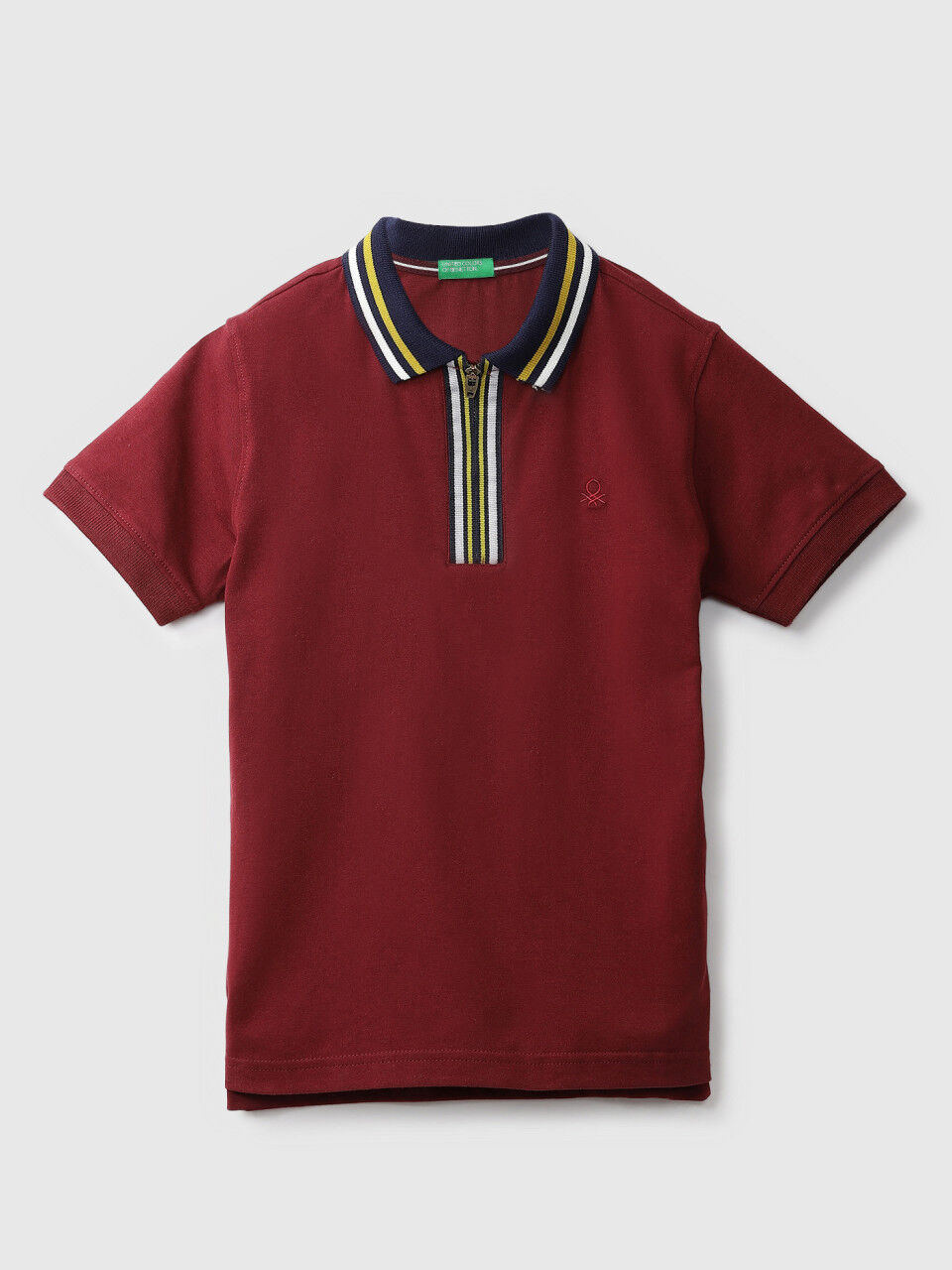 United Colors Of Benetton Burgundy Polo T-Shirt