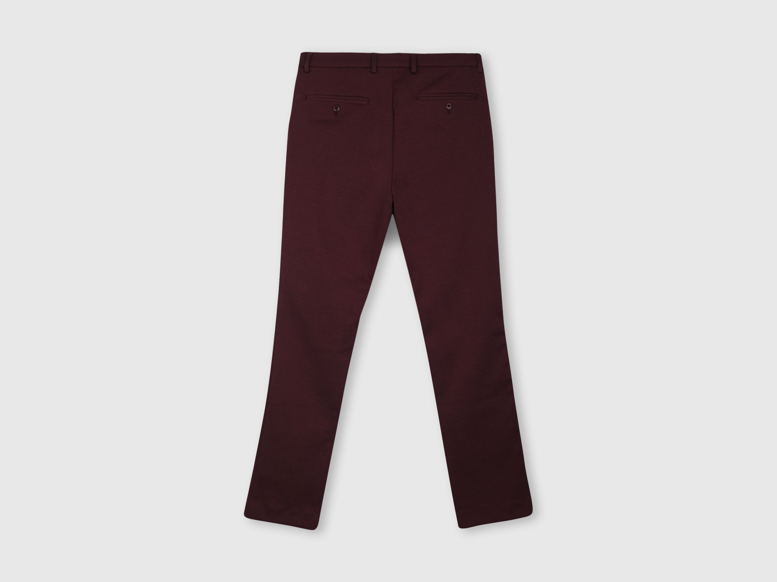 Buy UCB Solid Polyester Slim Fit Men's Casual Trousers | Shoppers Stop