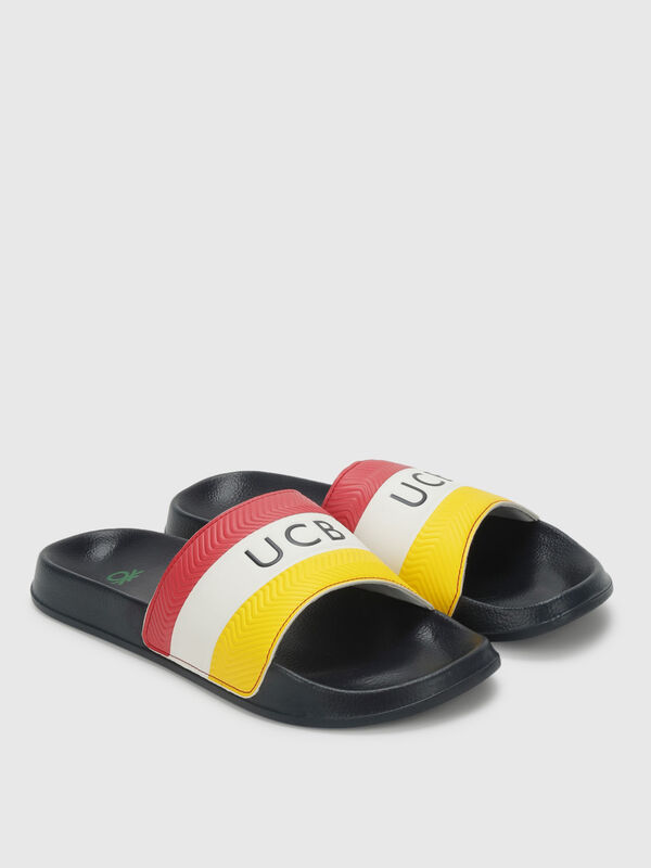 Colorblock Pattern Casual Slippers
