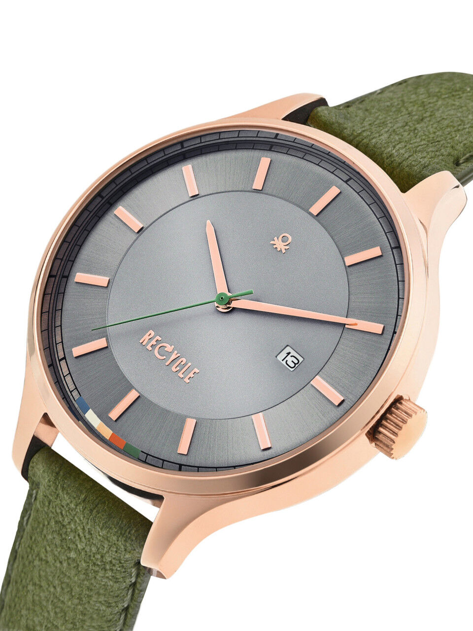 Buy United Colors of Benetton Mens 44 mm Light Grey Dial Silicone Analogue  Watch - UWUCG0202 at Amazon.in