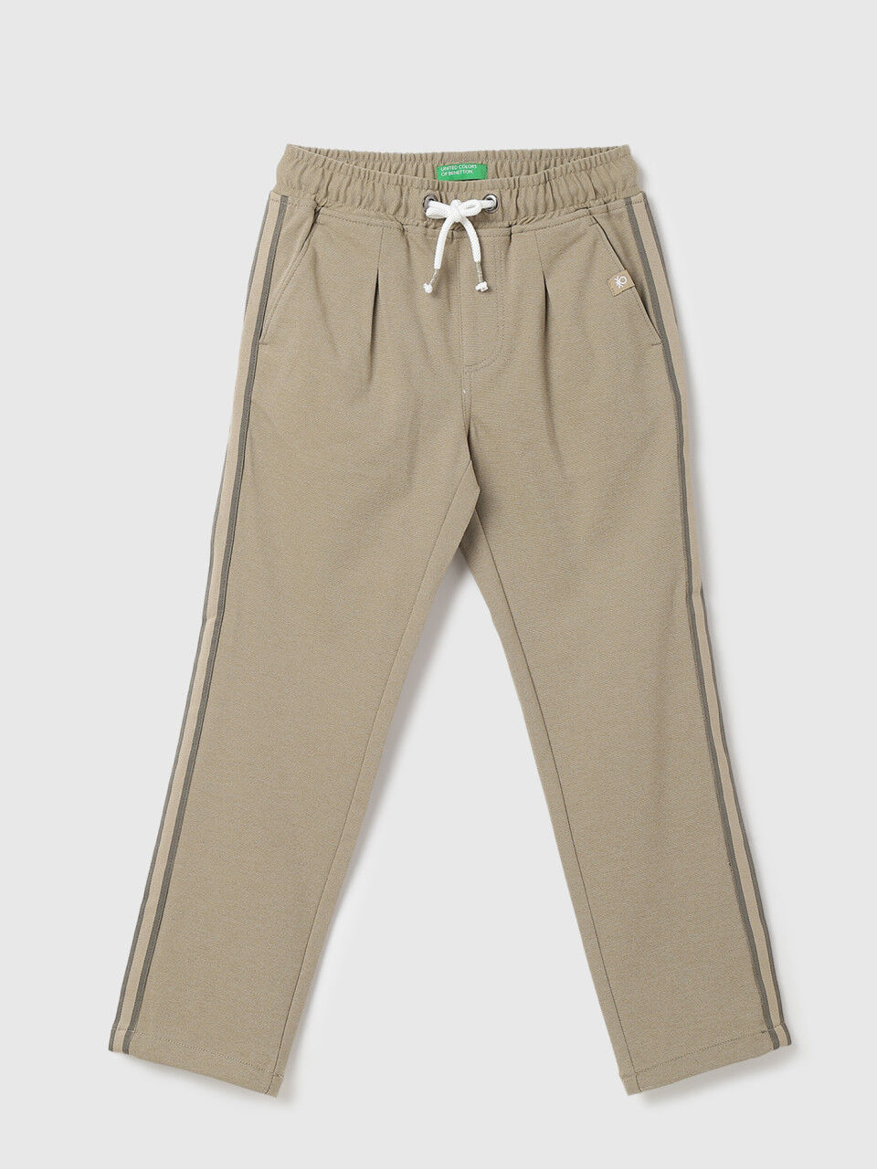 Boys Textured Regular Fit Trousers