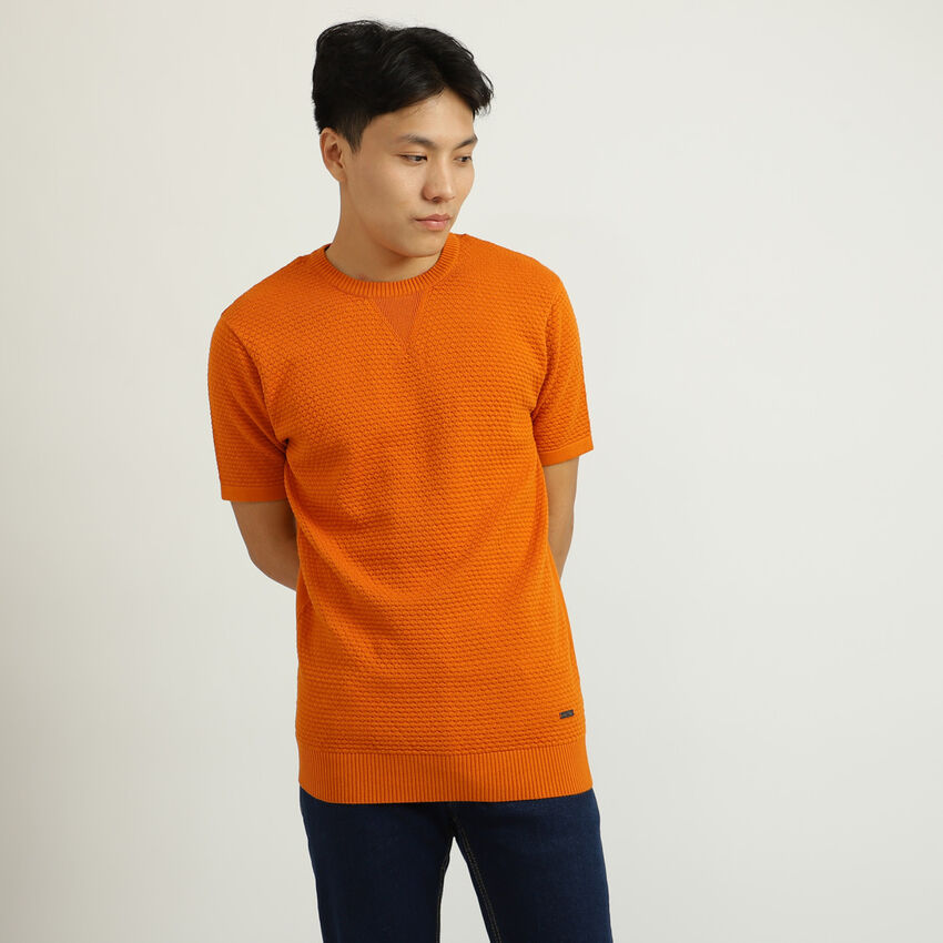 United Colors Of Benetton Orange Sweater