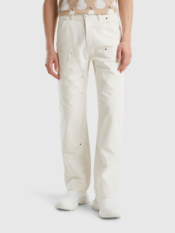 WORKER-STYLE TROUSERS