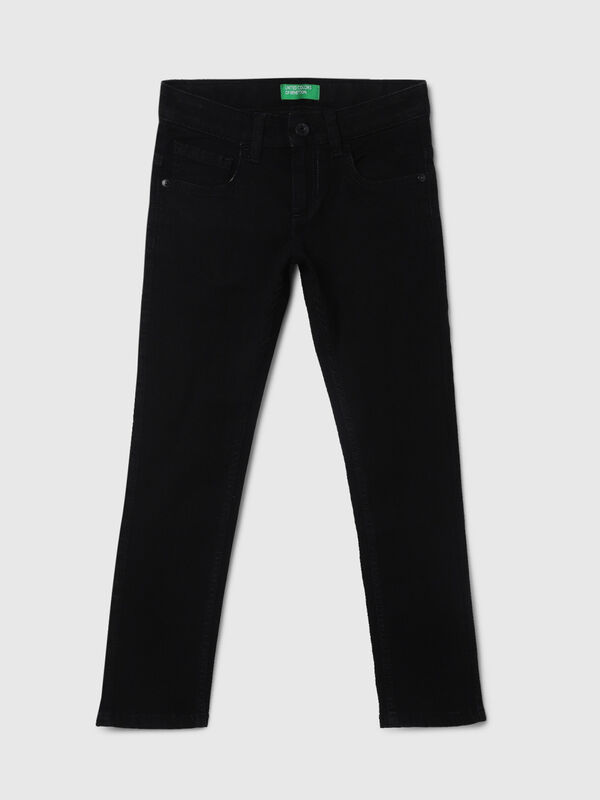 Solid Slim Fit Mid Rise Jeans