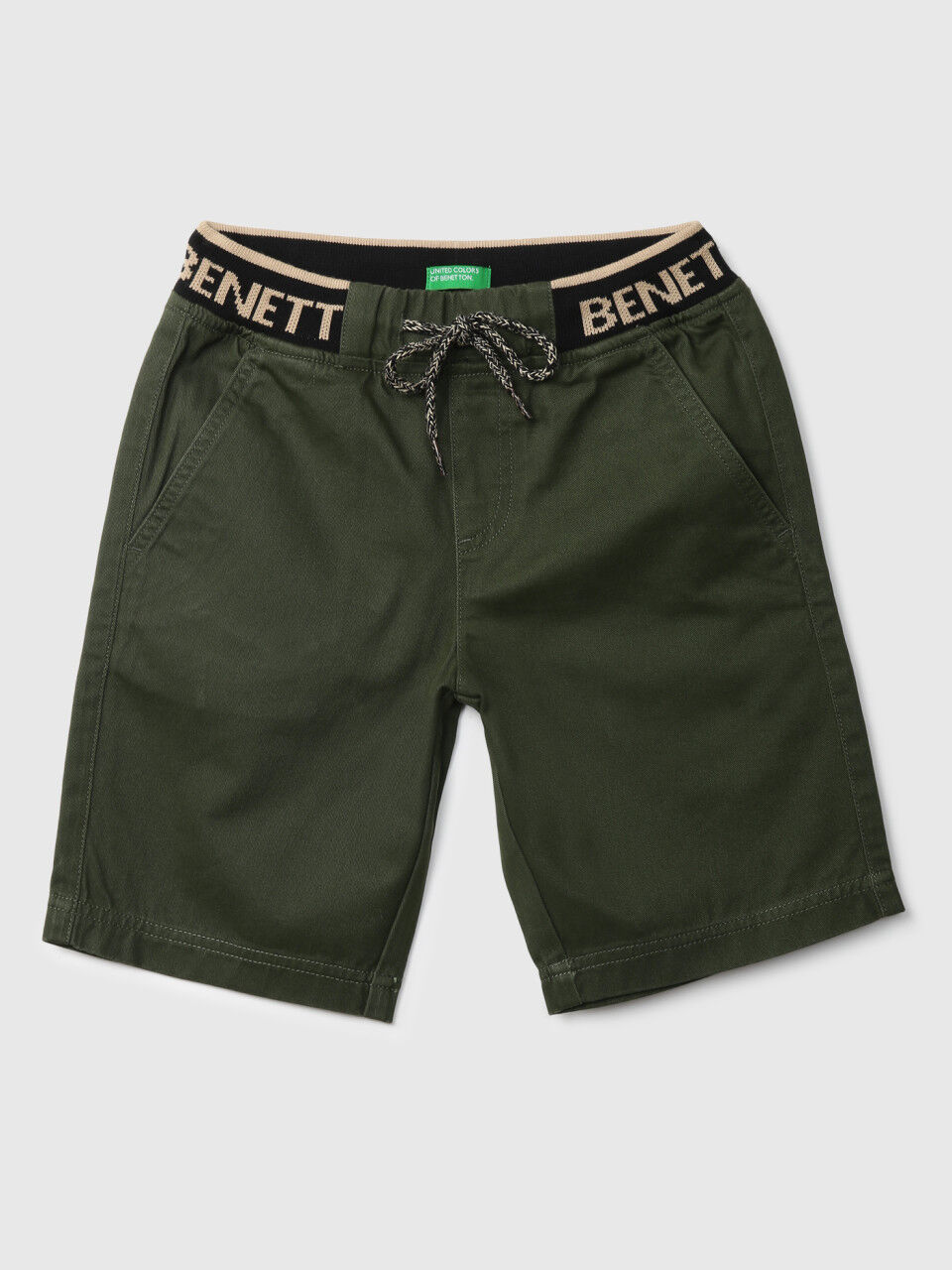 United Colors Of Benetton Boys Woven Solid Shorts