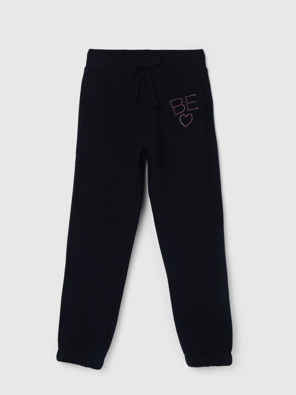 Girl's Solid Regular Fit Joggers