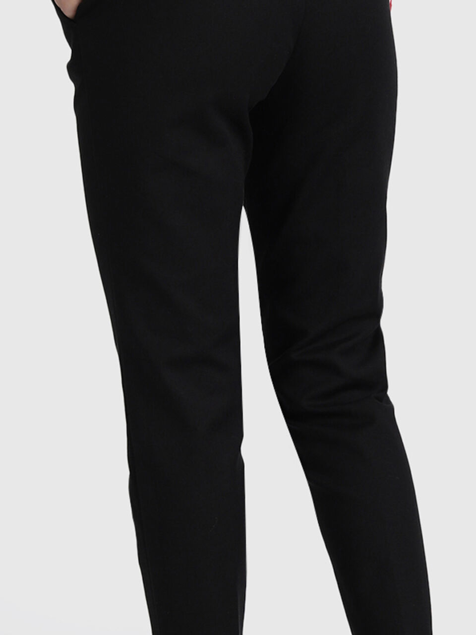 Esterella plain black sweatpants/lycra combed cotton two thread  trousers/unisex black lycra sweatpants - Trendyol