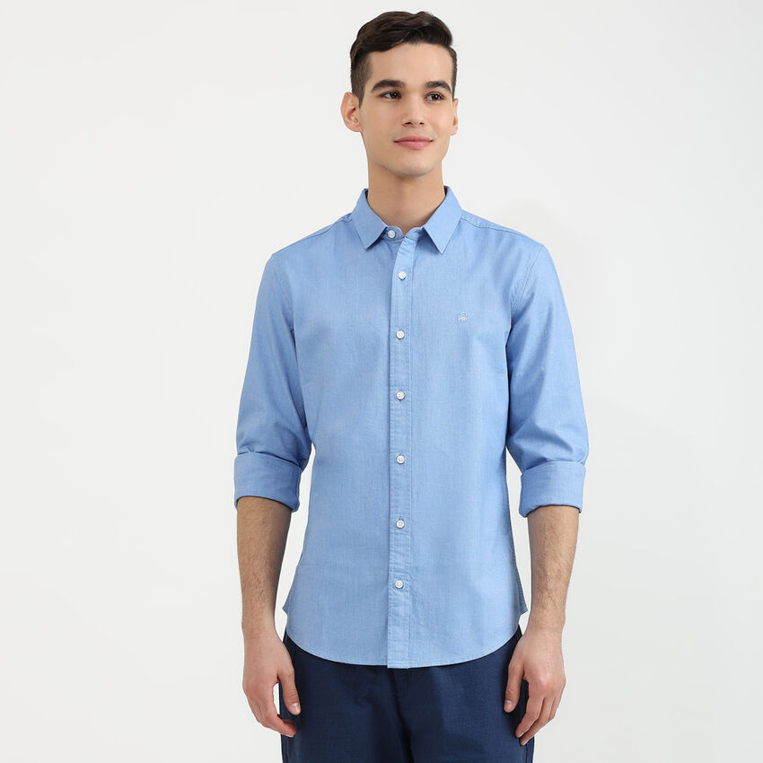 United Colors Of Benetton Mens Slim Fit Solid Shirt